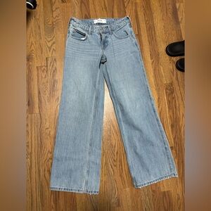 Hollister Light Blue Wide Jeans